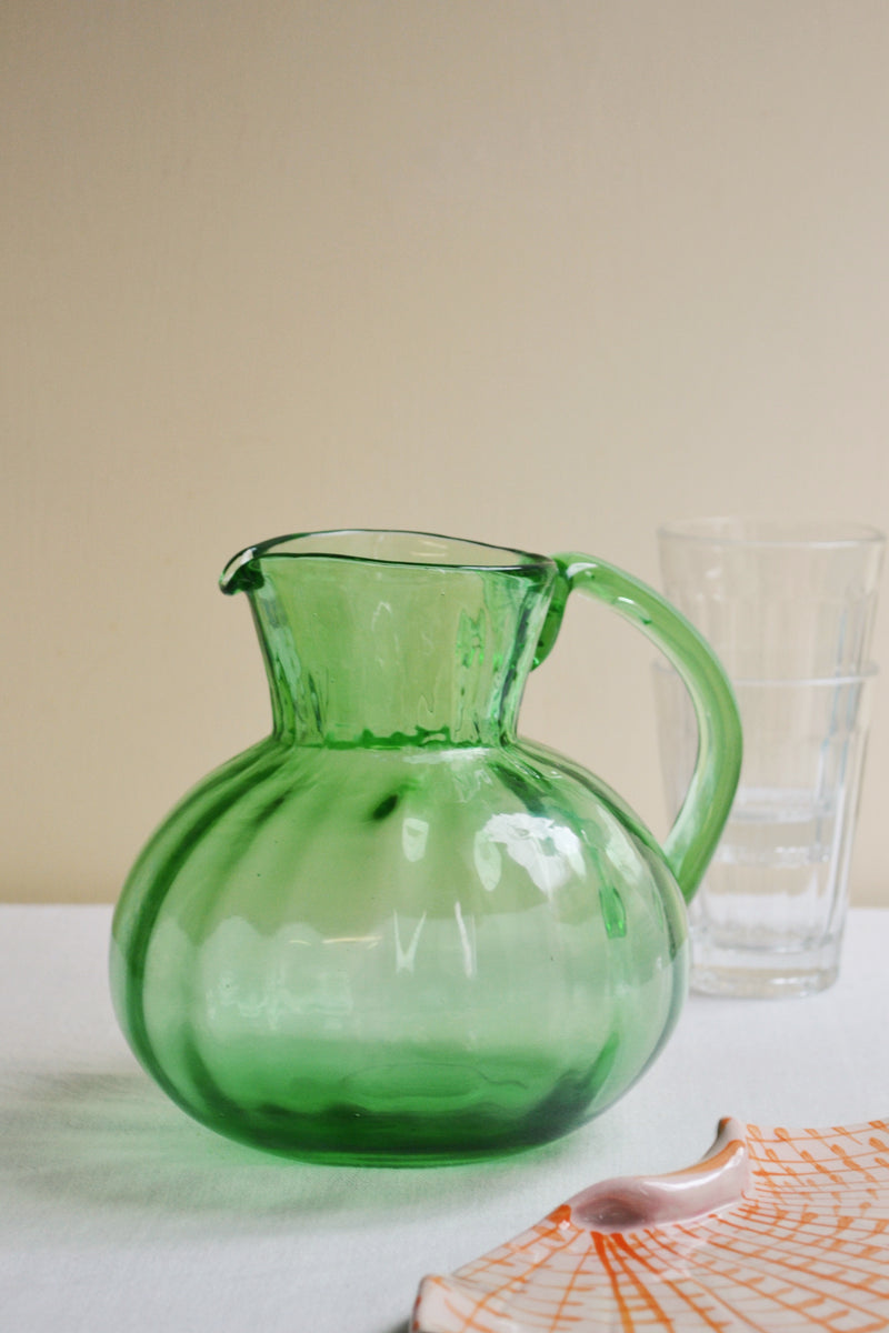 HKLIVING ® | Green Glass Jug