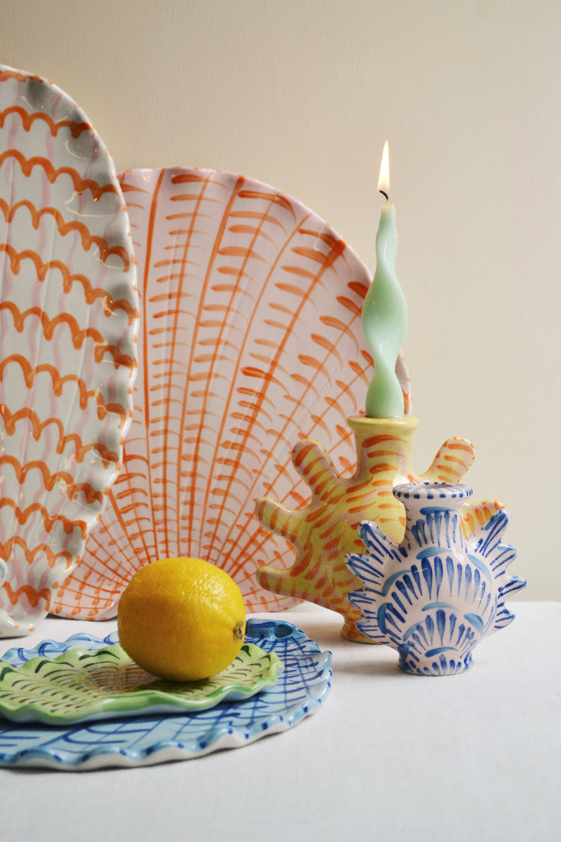 Shellegance Small Blue Plate