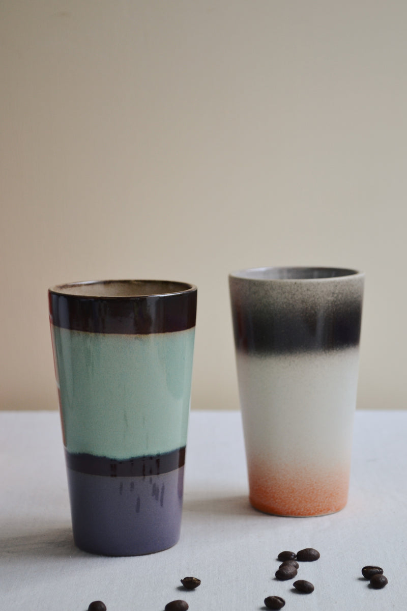 HKLIVING ® | SET OF TWO LATTE MUGS - BOOGIE