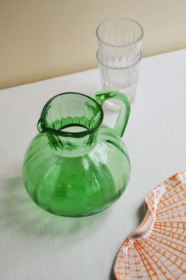 HKLIVING ® | Green Glass Jug