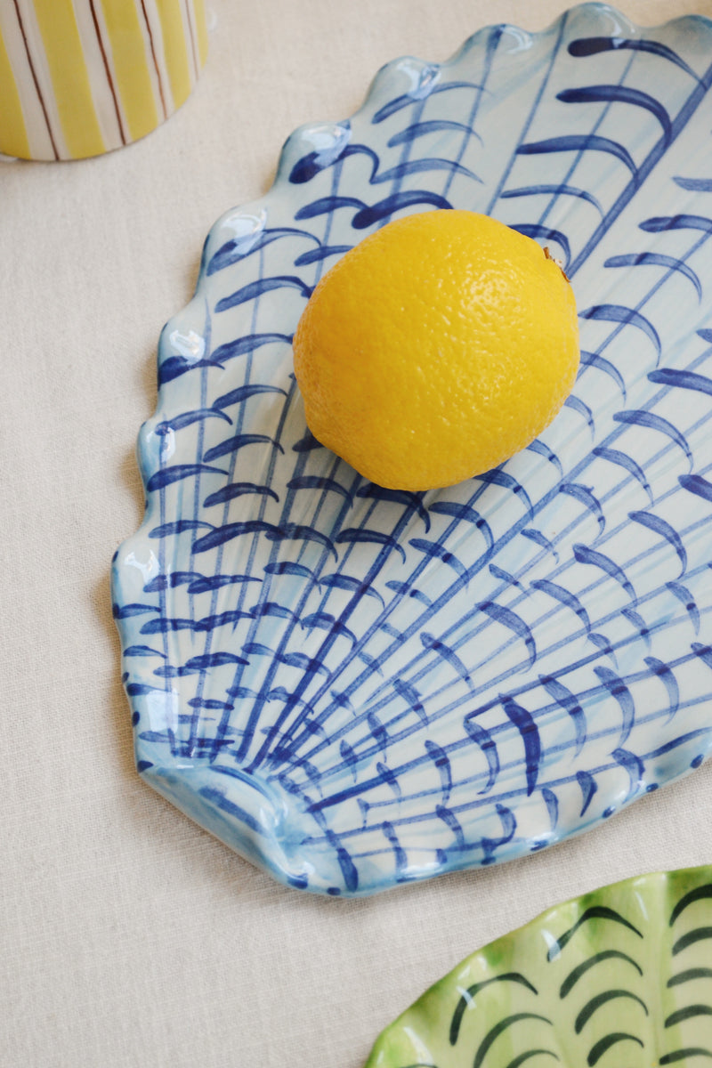 Shellegance Small Blue Plate
