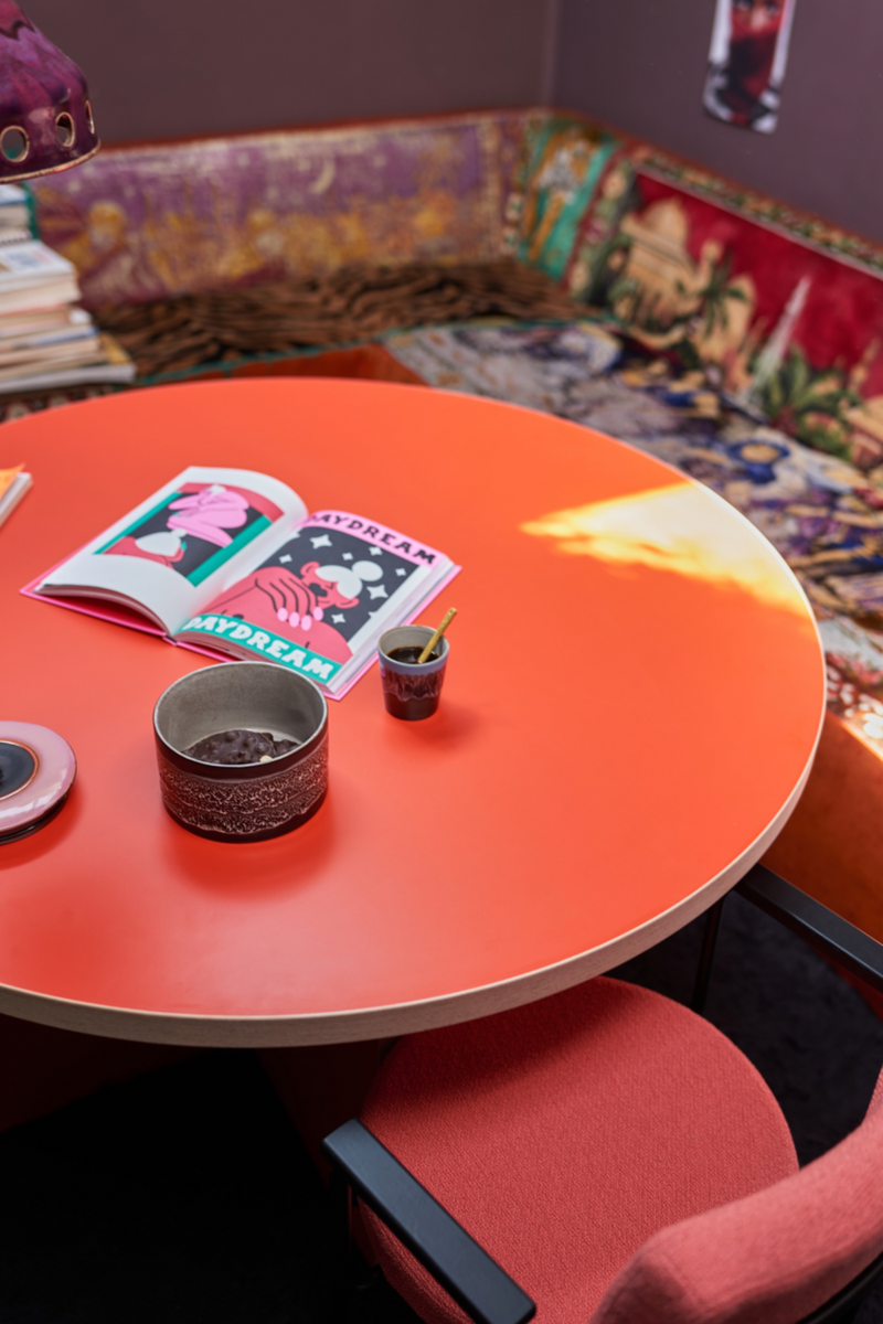 HKLIVING ® | Round Dining Table - Orange