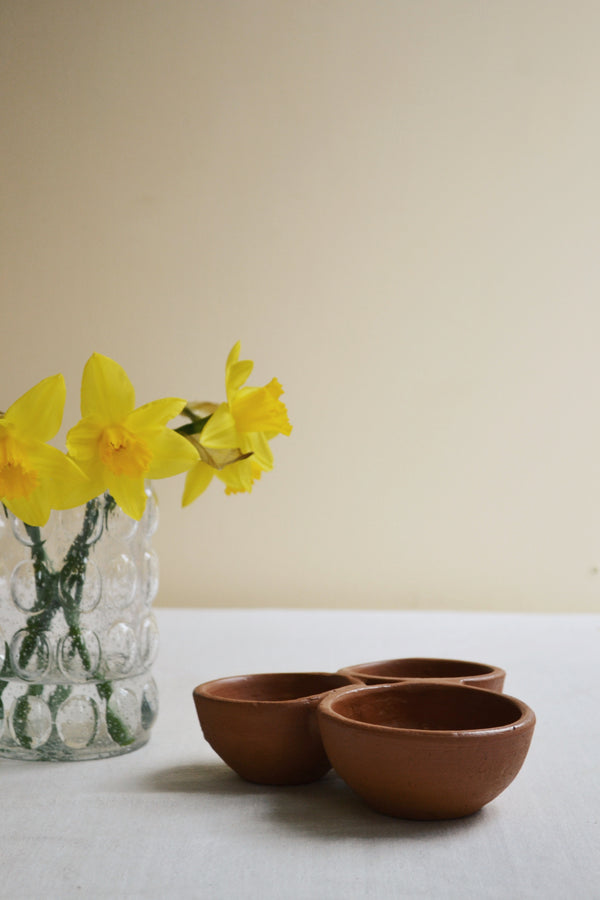 Multi Bowl Terracotta Tray