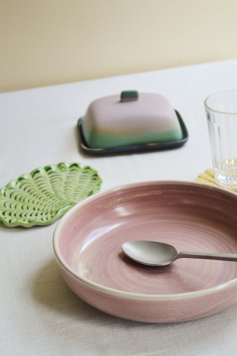 HKLIVING ® | Deep Plate - Rustic Pink
