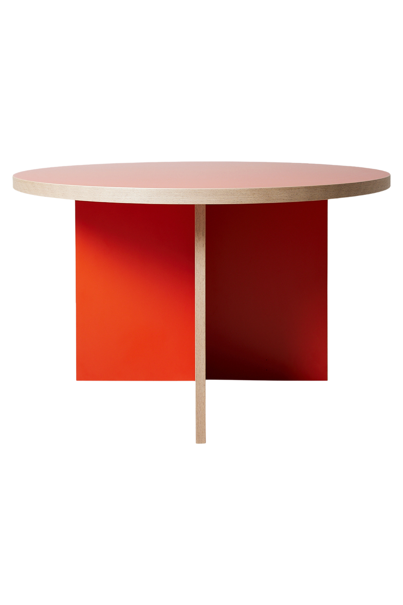 HKLIVING ® | Round Dining Table - Orange