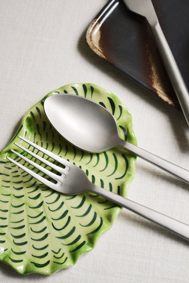 Three Piece Frosted Cutlery Set