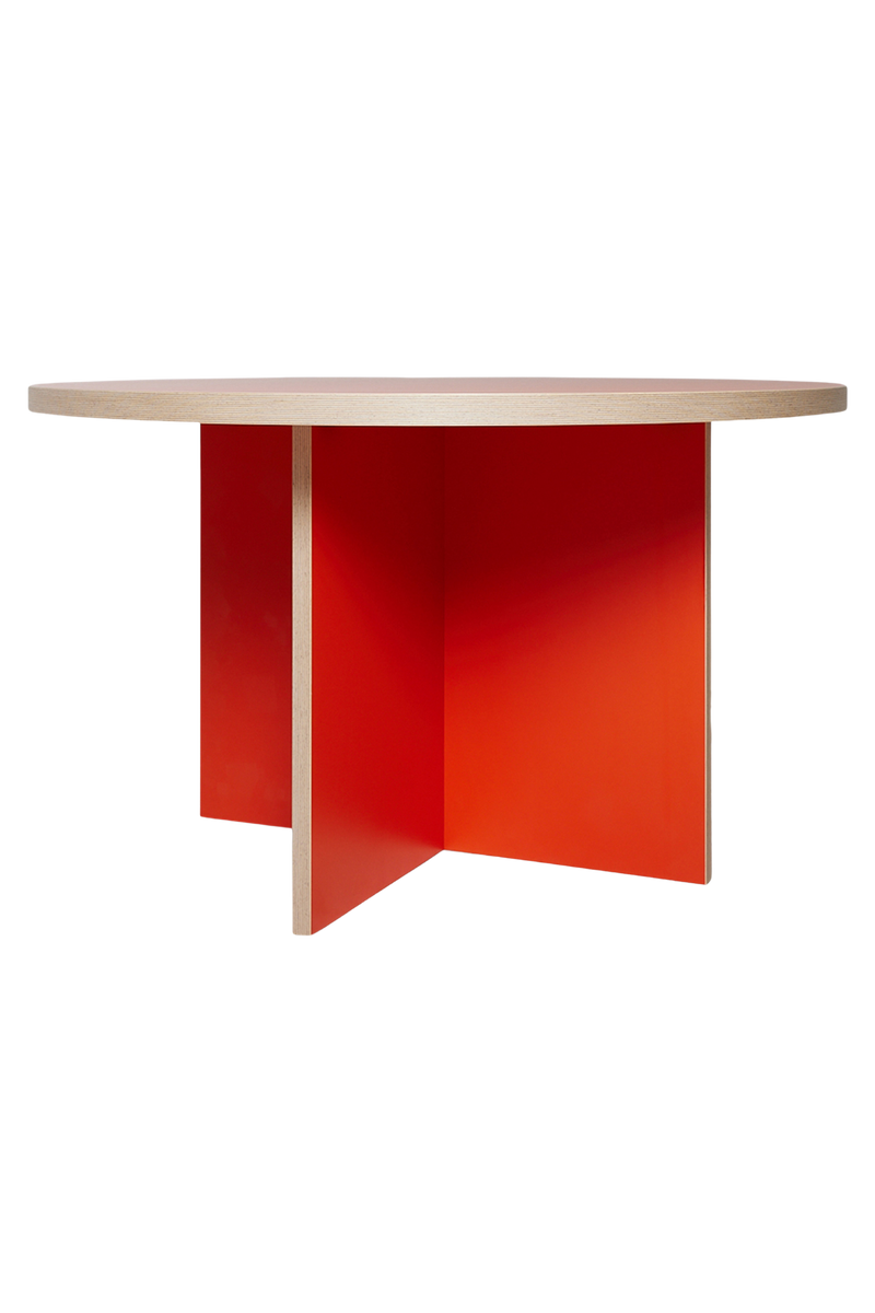 HKLIVING ® | Round Dining Table - Orange