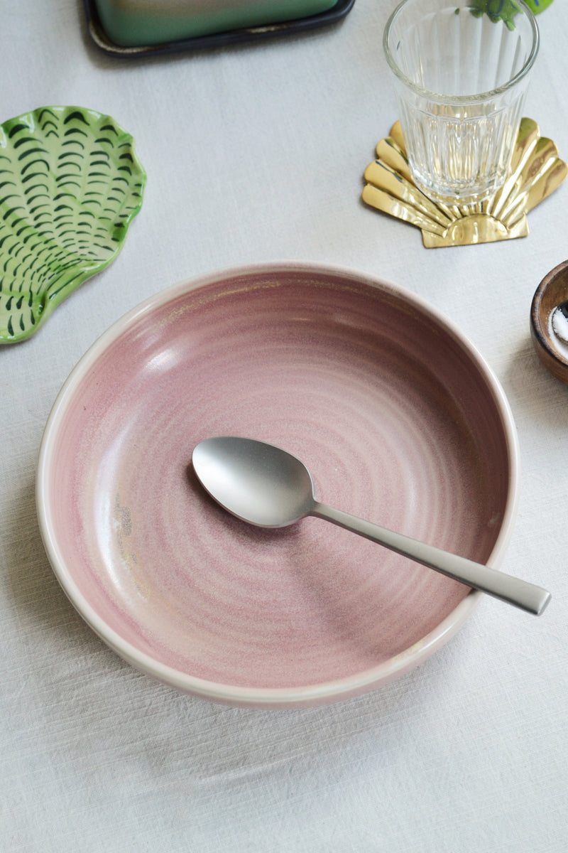 HKLIVING ® | Deep Plate - Rustic Pink