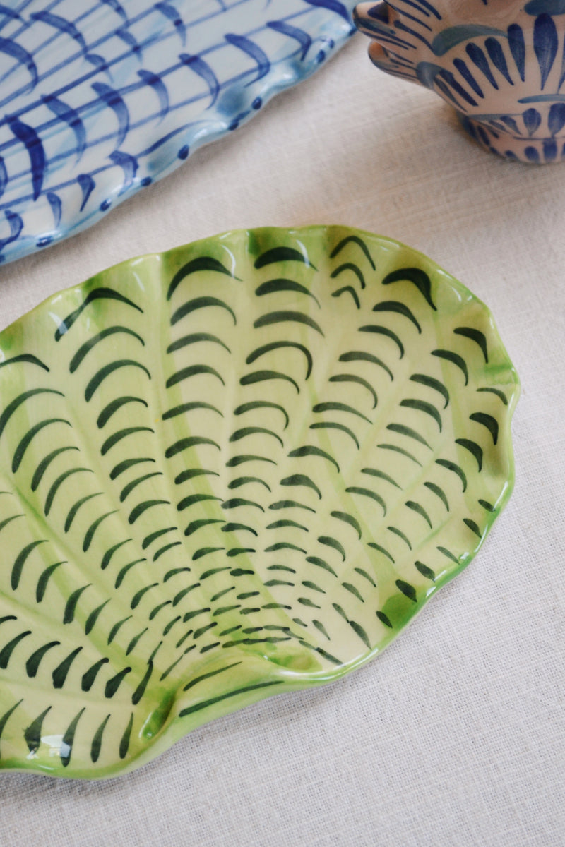 Shellegance Tiny Green Plate