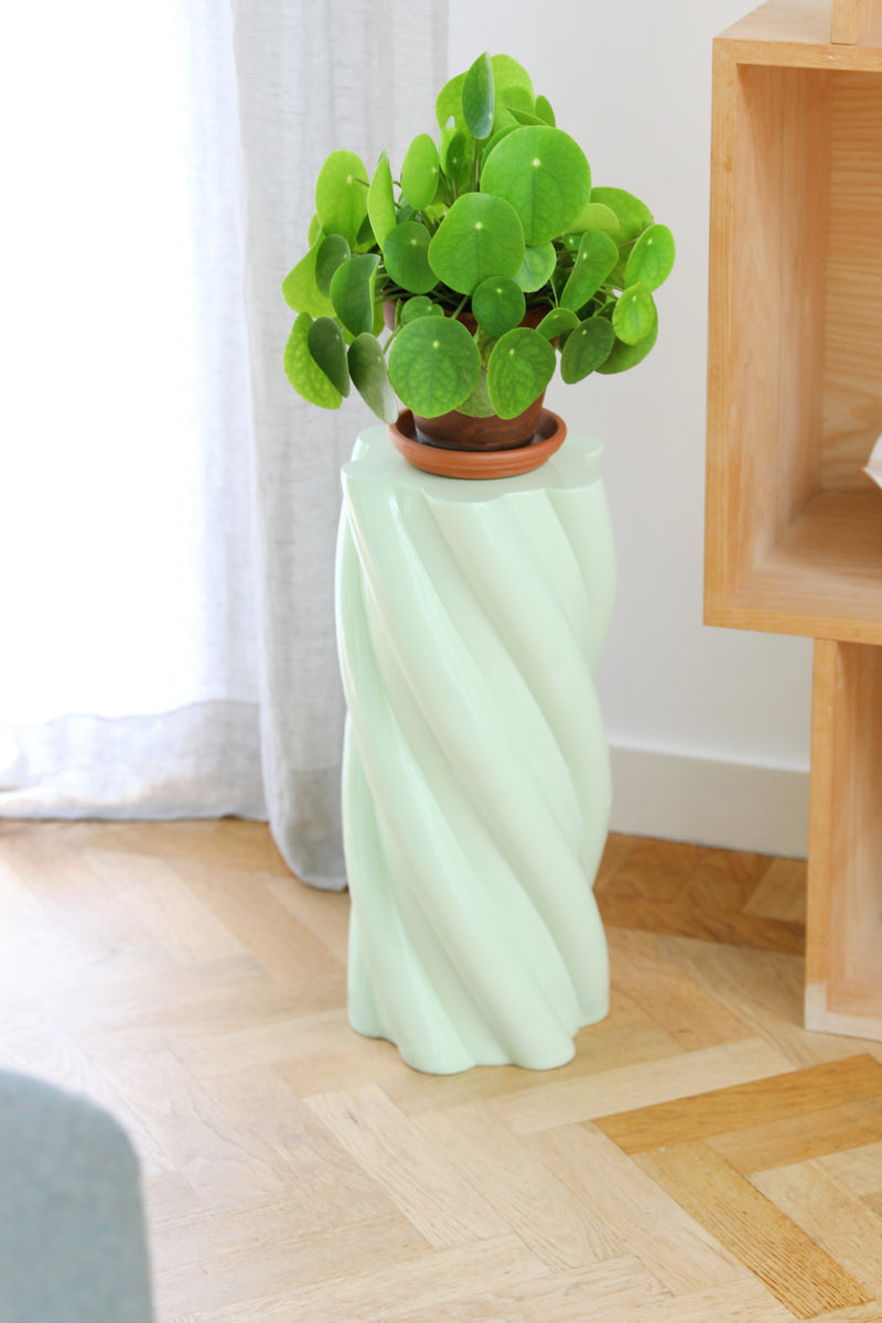 Green Marshmallow Tall Pillar