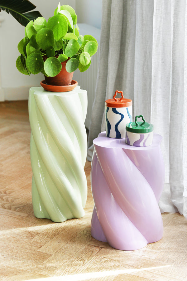 Green Marshmallow Tall Pillar