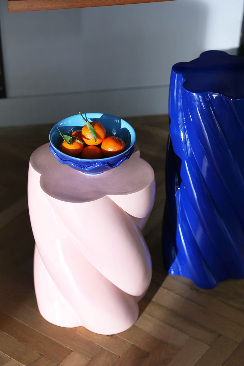 Blue Marshmallow Tall Pillar