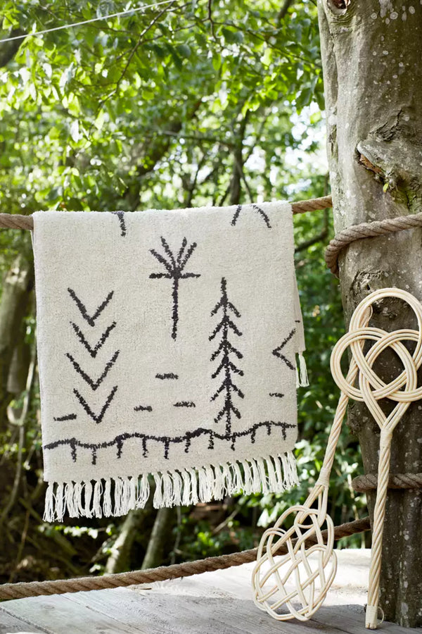 Tufted Cotton Bath Mat / Rug