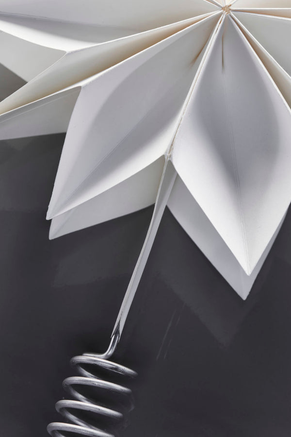 Capella White Paper Star Tree Topper